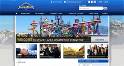 Desktop Screenshot of draperchamber.com